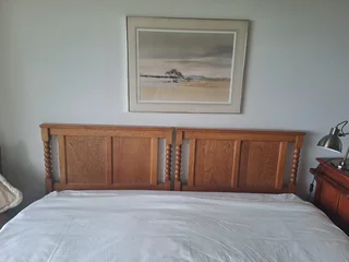 KING SIZE BED ...wood headboards with bedding