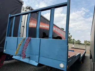 Used 2003 Vanco Tri-axle Stepdeck Lowbed Trailer For Sale