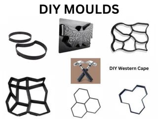 Paving moulds for DIY cement paving, patios, pathways, driveways and wall décor