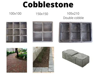 Paving moulds for DIY cement paving, patios, pathways, driveways and wall décor