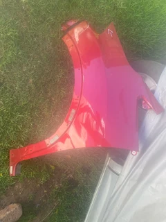 Honda civic left fender with bumper slider