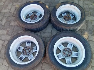 4 Peugeot 207 15inch rims and tyres for sale in good condition