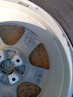 Peugeot 307  4 set of 16inch rims and tyres