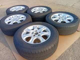 5 set of Chery tiggo tx  rims and tyres PDC 5 X 114.3