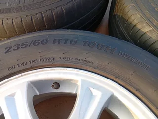 5 set of Chery tiggo tx  rims and tyres PDC 5 X 114.3