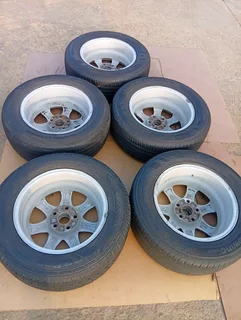 5 set of Chery tiggo tx  rims and tyres PDC 5 X 114.3