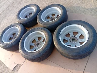 5 set of Chery tiggo tx  rims and tyres PDC 5 X 114.3