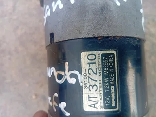 Hyundai santafe 12v  1.2kw m62957 A/T 37210 starter for sale