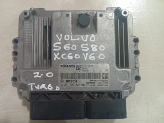 Volvo V60 S60 S80 Xc60 2.0 Turbo Engine Control Unit Ecu Ecm Computer Box 0261s07523 31312578