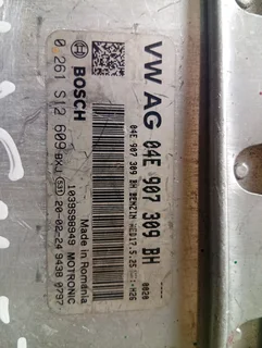 VOLKSWAGEN GOLF 7  MK7   1039S98949 0261S12609   04E907309BH ENGINE CONTROL UNIT ECU