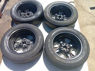 Opel Corsa eco flex 4 rims and tyres PDC 4X100