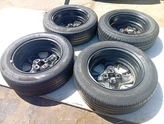 Opel Corsa eco flex 4 rims and tyres PDC 4X100