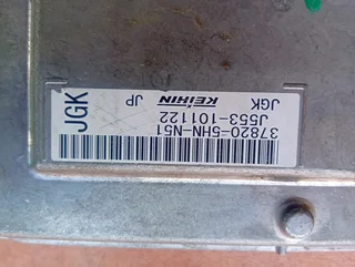 Honda HRV HR-V Engine Control Unit ECU 37820-5HN-N51 JGK  J553-101122  Module computer box