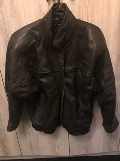 Genuine Leather Bomber Jacket