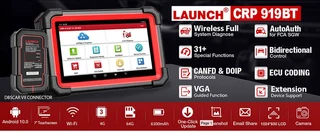 Launch CRP919BT - Elite Diagnostic Scanner with ECU Coding (Bluetooth VCI)