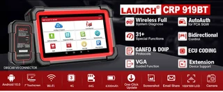 Launch CRP919BT – Elite Diagnostic Scanner with ECU Coding (Bluetooth VCI)