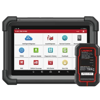 Launch X431 PRO (V5.0) Dyno Bi-Directional Scanner with ECU Coding (Full OBD Adapters Set)