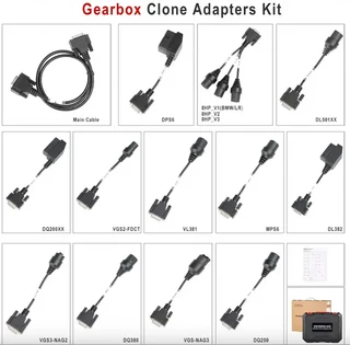 Launch X431 Gearbox Clone Adapters Connectors Kit for X-PROG3