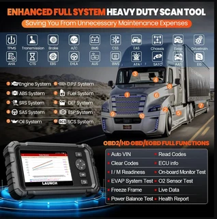 LAUNCH CRP129 HD Elite Heavy Duty Truck Diagnostic Tool – All Systems -7 Reset functions