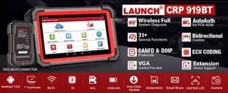Launch CRP919BT - Elite Diagnostic Scanner with ECU Coding (Bluetooth VCI)