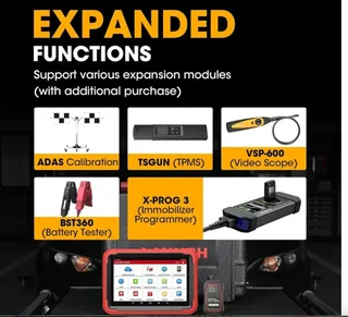 Launch X431 PRO (PROS) V5.0 Diagnostic Tool – Full Set including OBD1 adapters