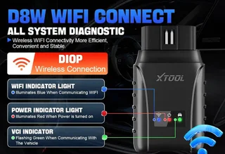 XTOOL D8W Professional Bi-Directional Scan Tool, ECU Coding (Update of D8 BT)