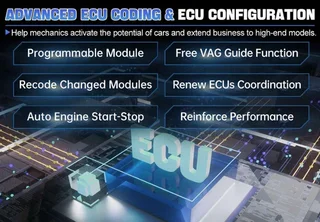 XTOOL D8W Professional Bi-Directional Scan Tool, ECU Coding (Update of D8 BT)