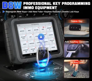 XTOOL D8W Professional Bi-Directional Scan Tool, ECU Coding (Update of D8 BT)