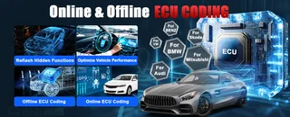 XTOOL D9S Pro Diagnostic Tool, with Topology, Online ECU Programming, 42&#43; Service Functions