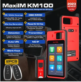 Autel KM100 Key Programming &amp; IMMO Tool (2 FREE keys)