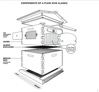 Flow Beehive Raw honey