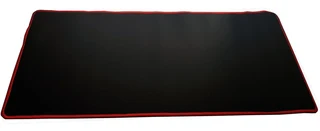 Mouse Pad -Extra Large Non Slip - Black with Red Trim