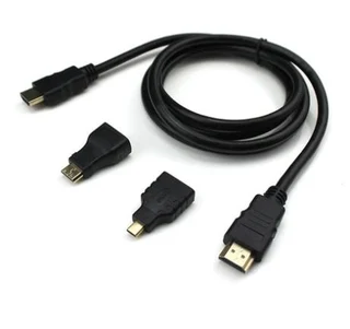 3 in 1 Full HD 1080P HDMI Cable Adaptor Kit