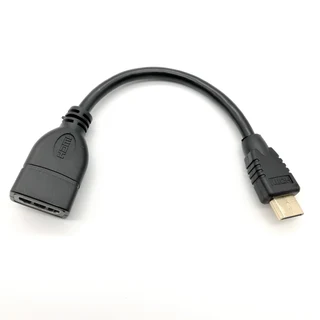 Mini HDMI to HDMI Femal Cable Black