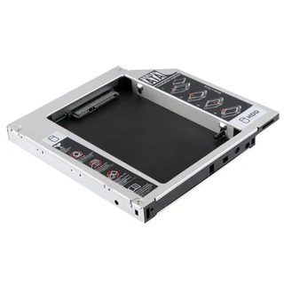 Aluminum Universal SATA 2nd HDD Caddy 9.5mm Hard Drive Enclosure