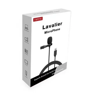 PROFESSIONAL LAVALIER MICROPHONE COMPATIBLE WITH iPHONE