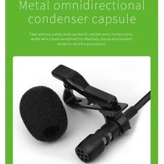PROFESSIONAL LAVALIER MICROPHONE COMPATIBLE WITH iPHONE