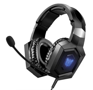 ONIKUMA K8 3.5mm Gaming Headphones with Mic &amp; RGB LED Lights Black