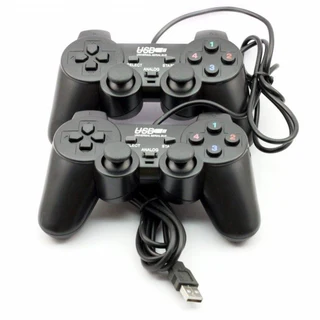 Double Shock Twin PC/Laptop USB Controller - Gaming Joystick Controlle