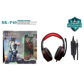 P40 Gaming Headset With Microphone Black