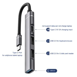 Type-C USB Hub 4 IN 1