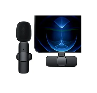 Wireless Lavalier Microphone - Compatible with iPhone/iPad