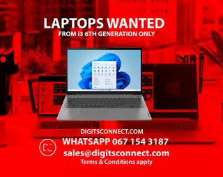 WE BUY YOUR UNWANTED LAPTOPS CASH  FROM i3 6th GENERATION ONLY