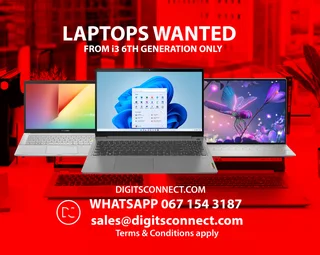 WE BUY YOUR UNWANTED LAPTOPS CASH  FROM i3 6th GENERATION ONLY