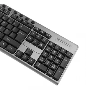 Wireless Keyboard and Mouse Set KB6600 104 Keys 2.4G