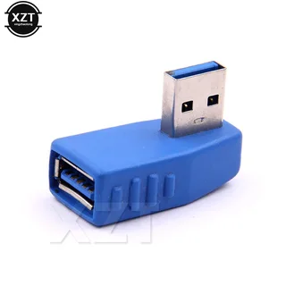 90 degree USB 3.0 A Male to Female Vertical Up angled adapter USB 3.0 M/F Connector for laptop