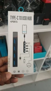 4 Ports USB C HUB Type-c Splitter High Speed Data Transfer Adapter USB