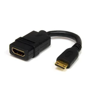Female HDMI To Mini Male HDMI Adapter