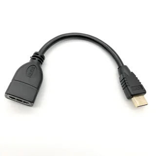 Female HDMI To Mini Male HDMI Adapter