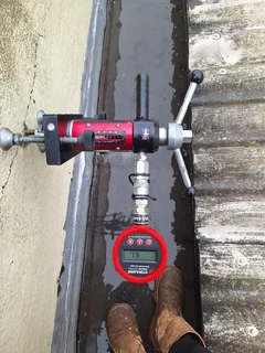 Rope access anchor installation and inspection